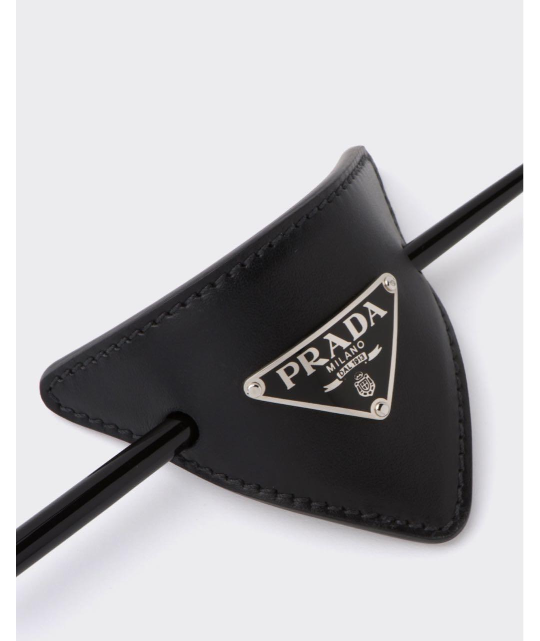 PRADA Черная заколка, фото 2