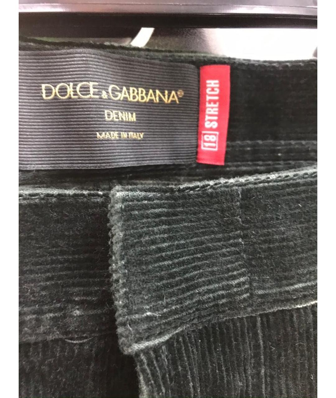 DOLCE&GABBANA Синие прямые джинсы, фото 3