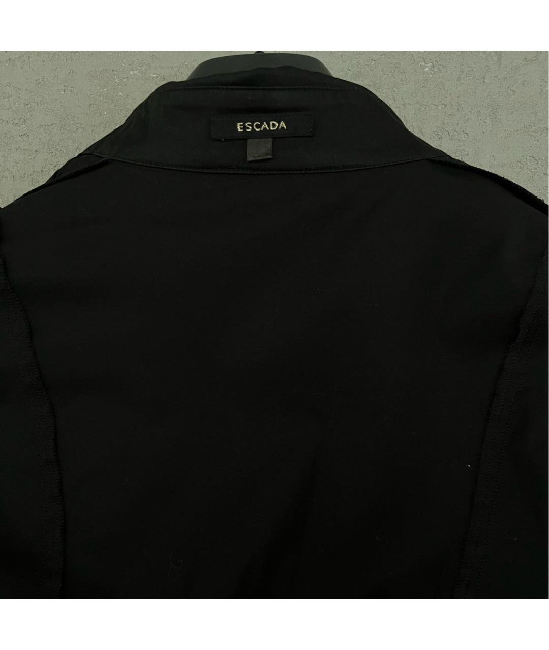 ESCADA Черная хлопковая рубашка, фото 3