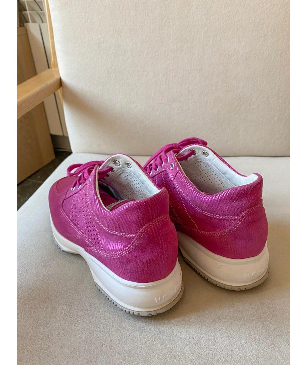 HOGAN Фуксия лоферы и мокасины, фото 2