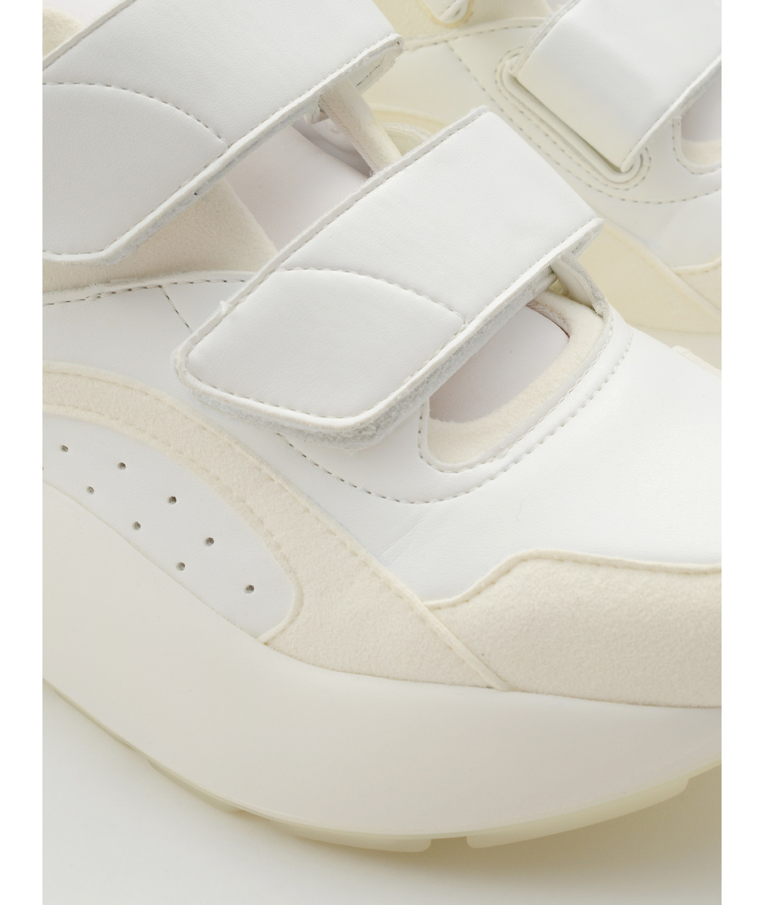 STELLA MCCARTNEY Белые кроссовки из искусственной кожи, фото 4