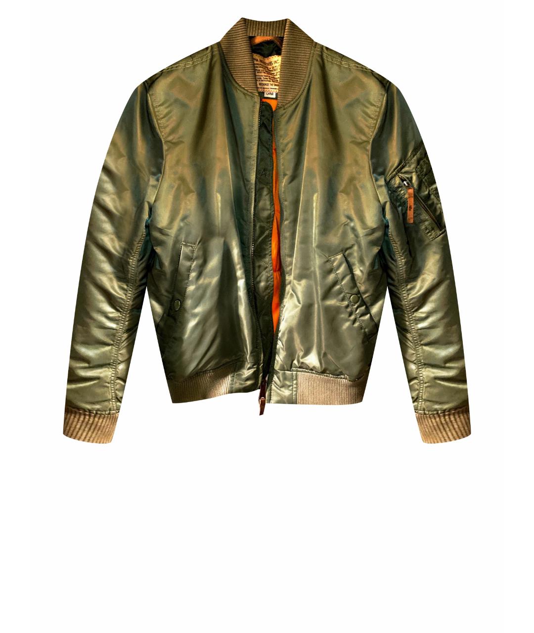 ALPHA INDUSTRIES Зеленая куртка, фото 1