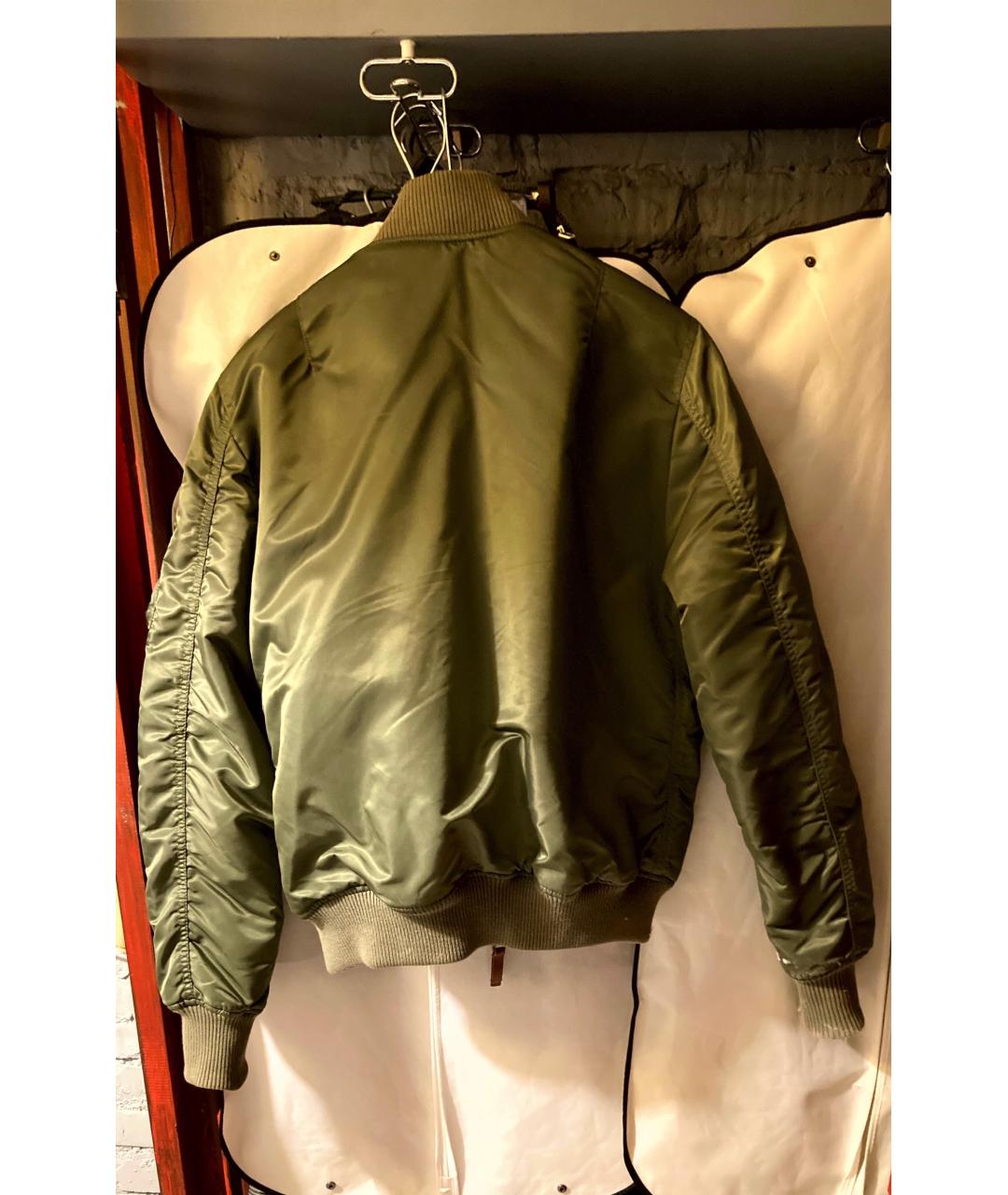 ALPHA INDUSTRIES Зеленая куртка, фото 2