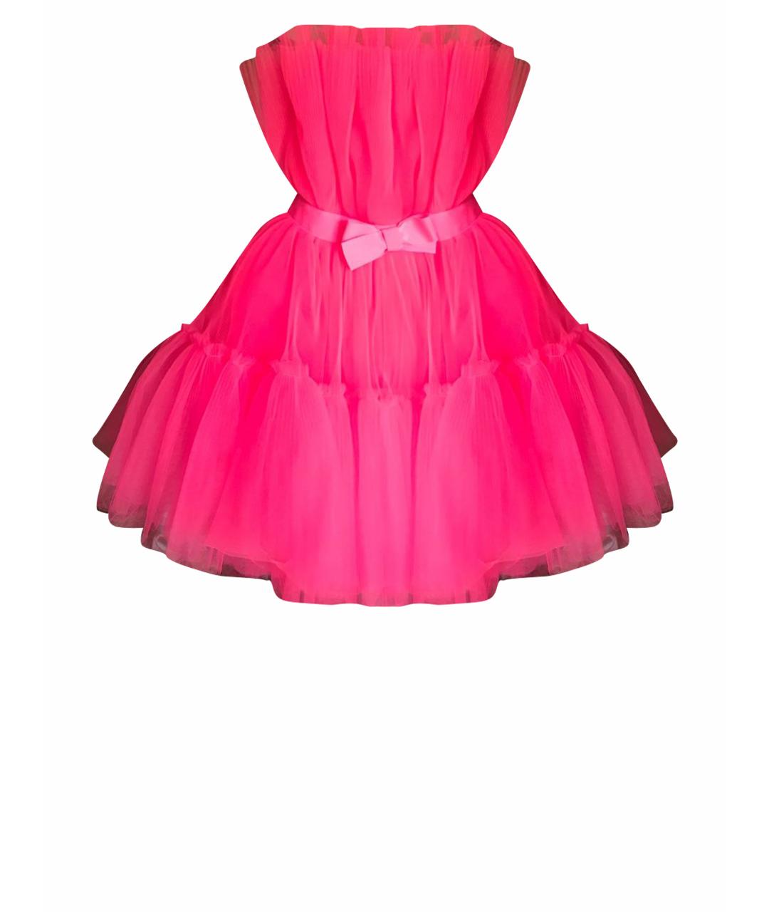 GIAMBATTISTA VALLI Розовое полиэстеровое вечернее платье, фото 1