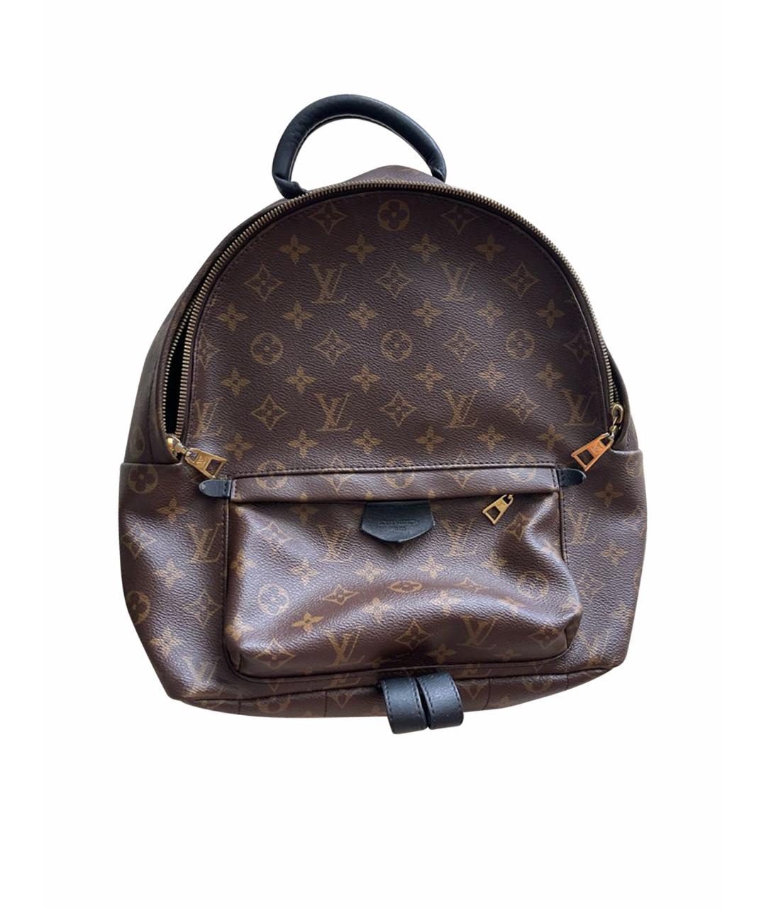 LOUIS VUITTON PRE-OWNED Коричневый рюкзак из искусственной кожи, фото 1