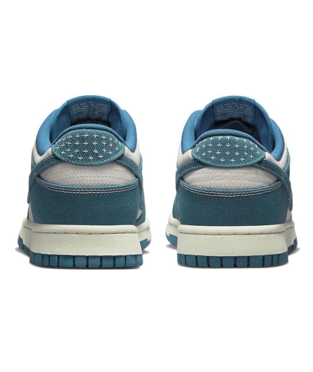 NIKE Темно-синие текстильные кроссовки, фото 3