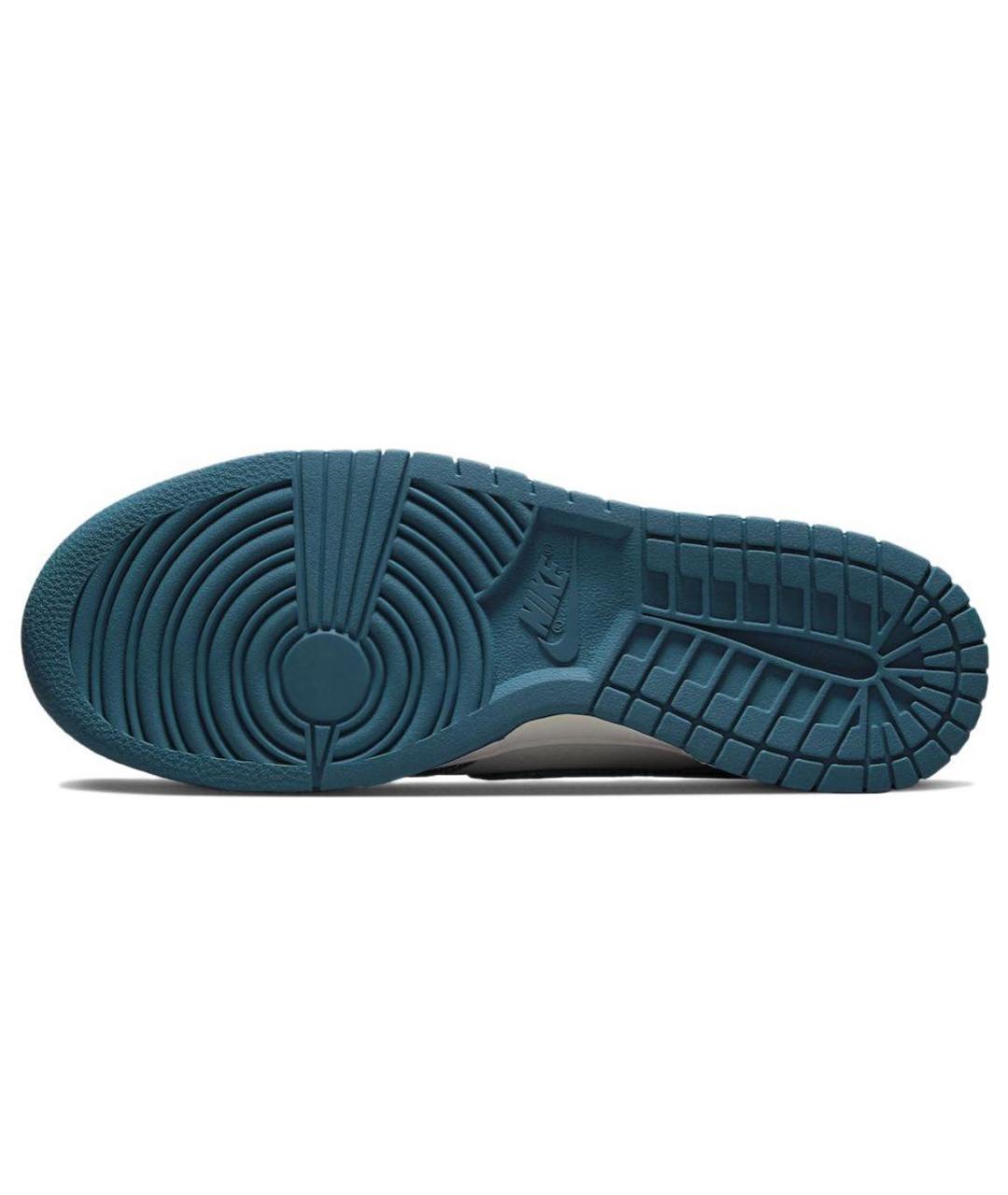 NIKE Темно-синие текстильные кроссовки, фото 4