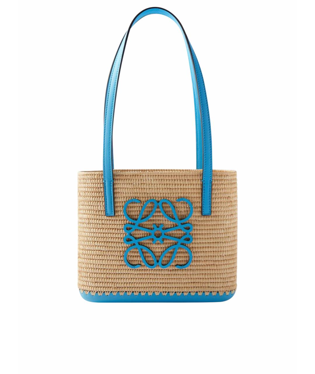 LOEWE Бежевая пляжная сумка, фото 1