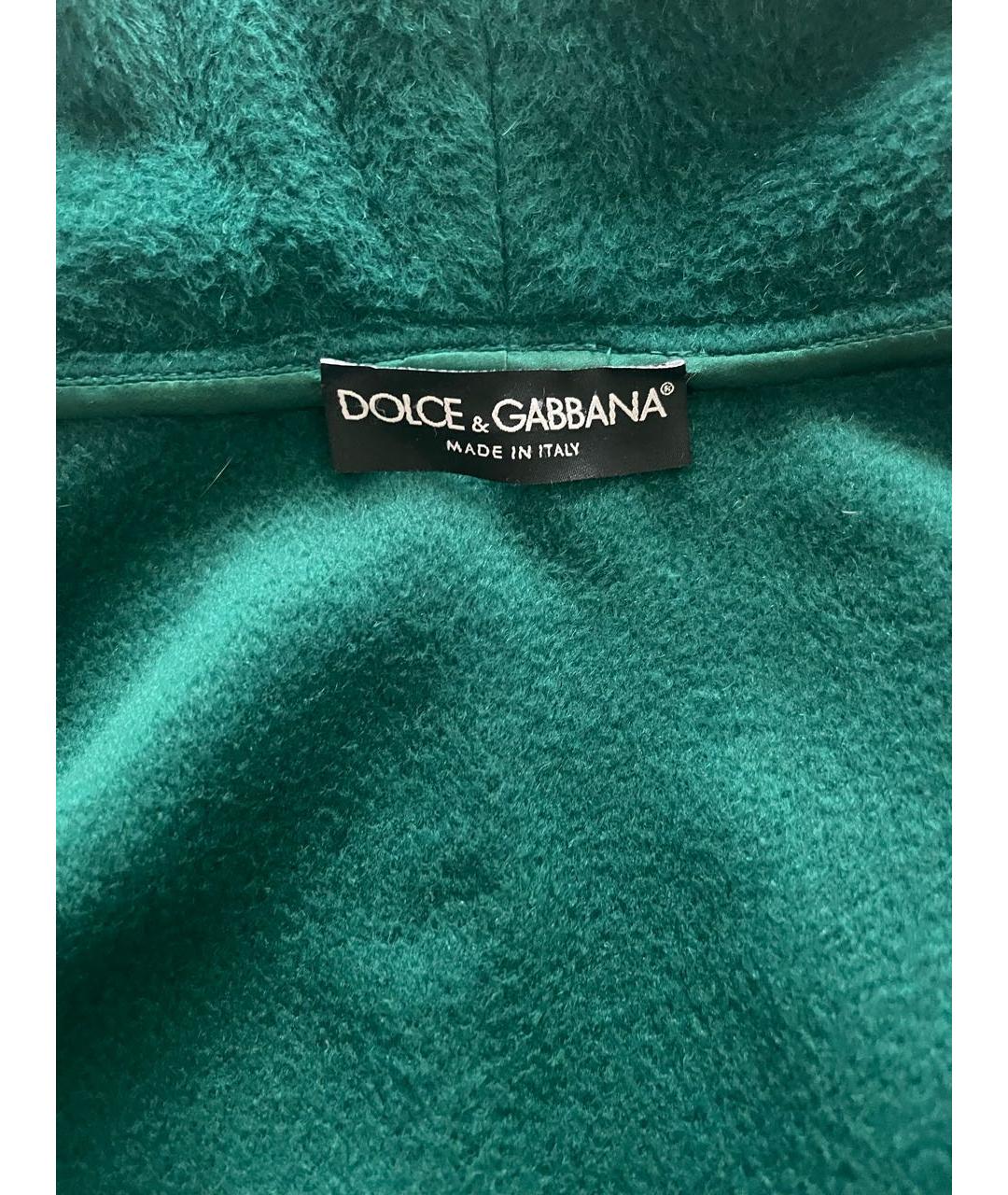 DOLCE&GABBANA Зеленый кашемировый жакет/пиджак, фото 3