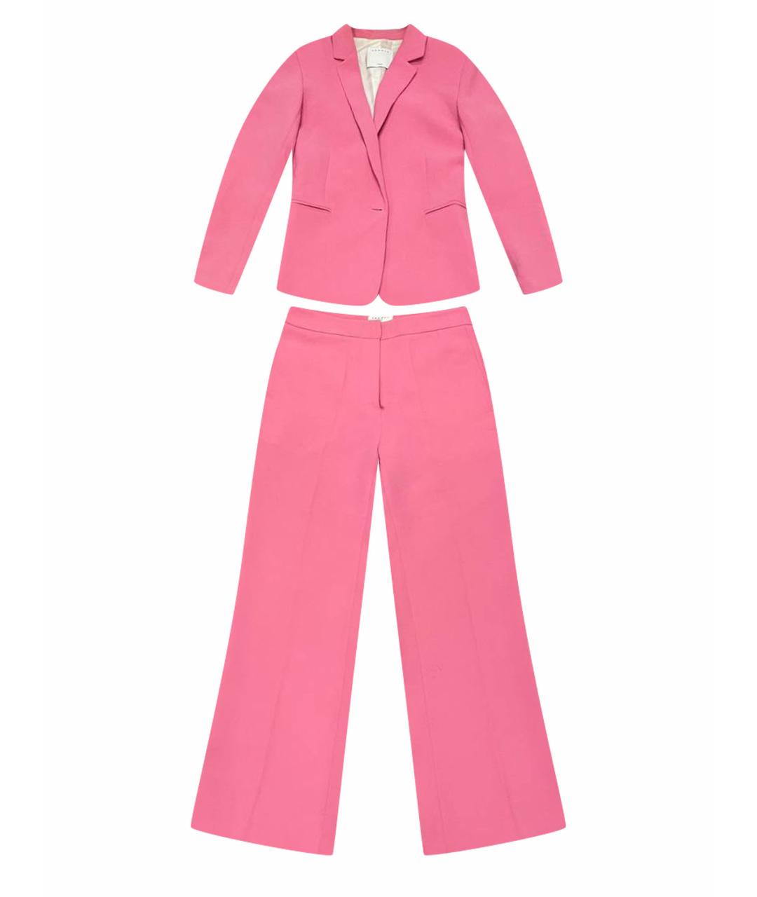 SANDRO Розовый полиэстеровый костюм с брюками, фото 1