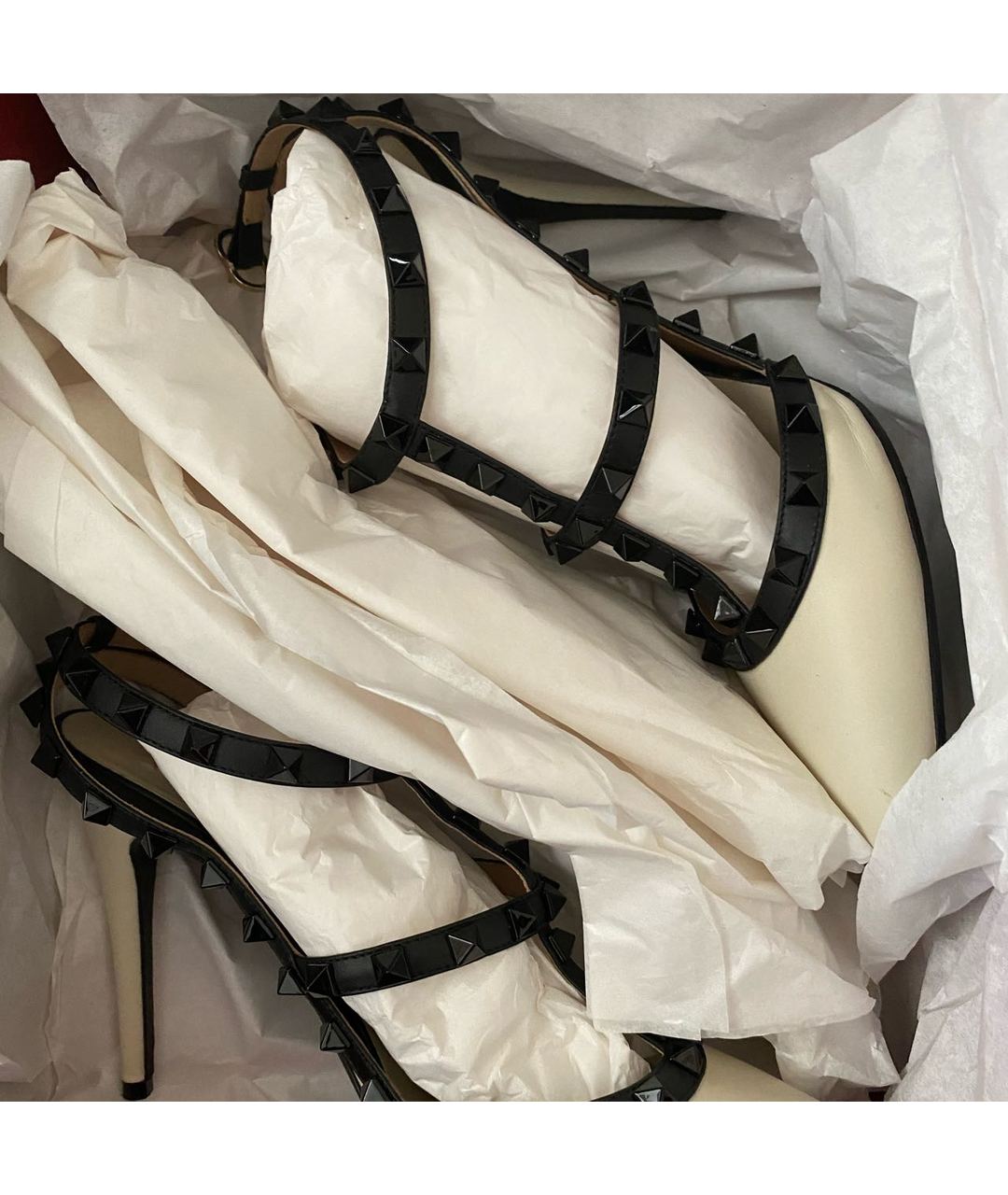 VALENTINO Белые кожаные туфли, фото 6