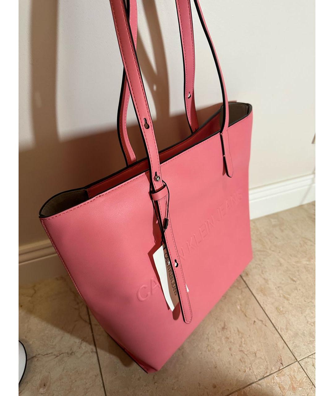 Calvin klein pink tote best sale