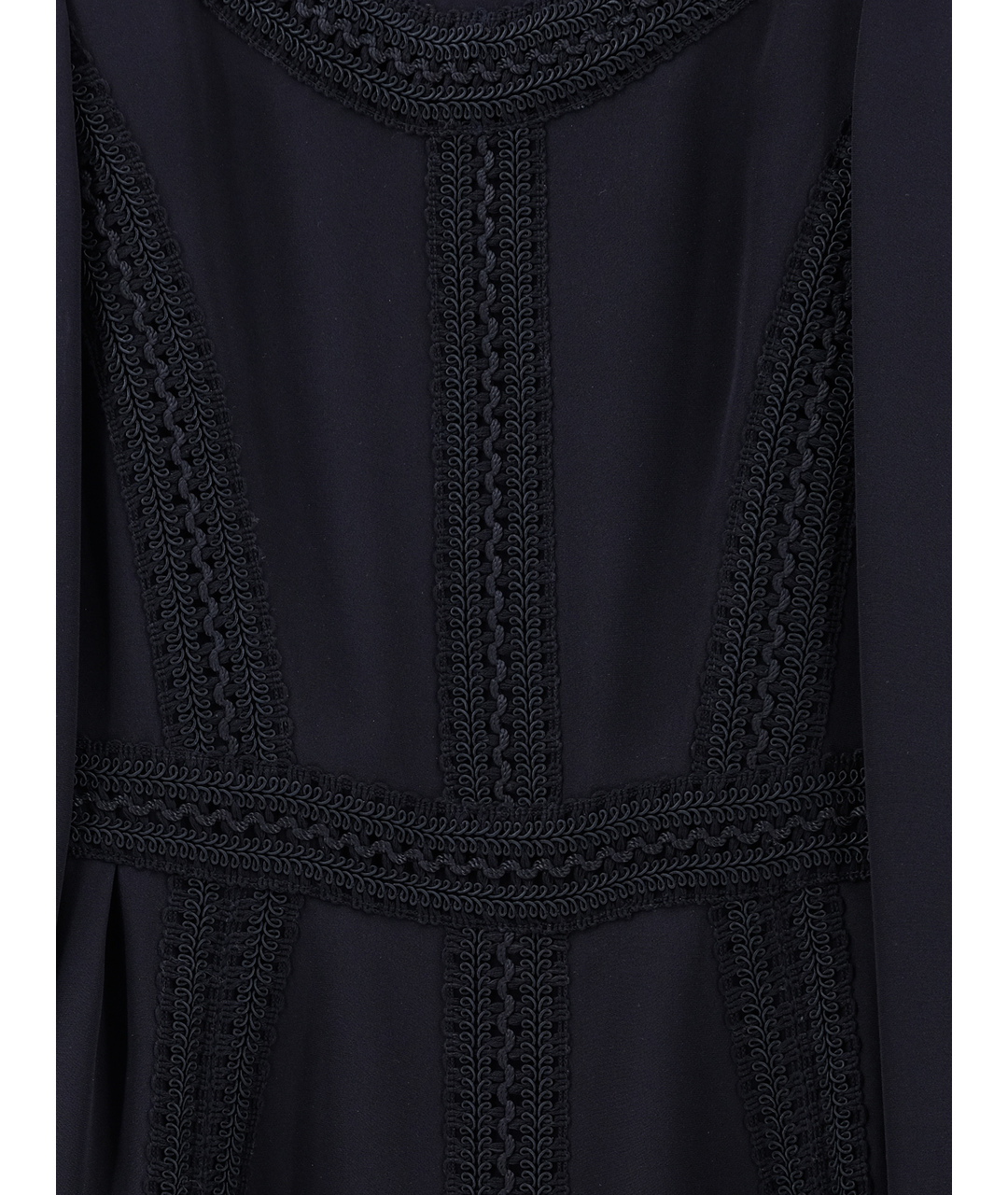 VALENTINO Черное шелковое повседневное платье, фото 4