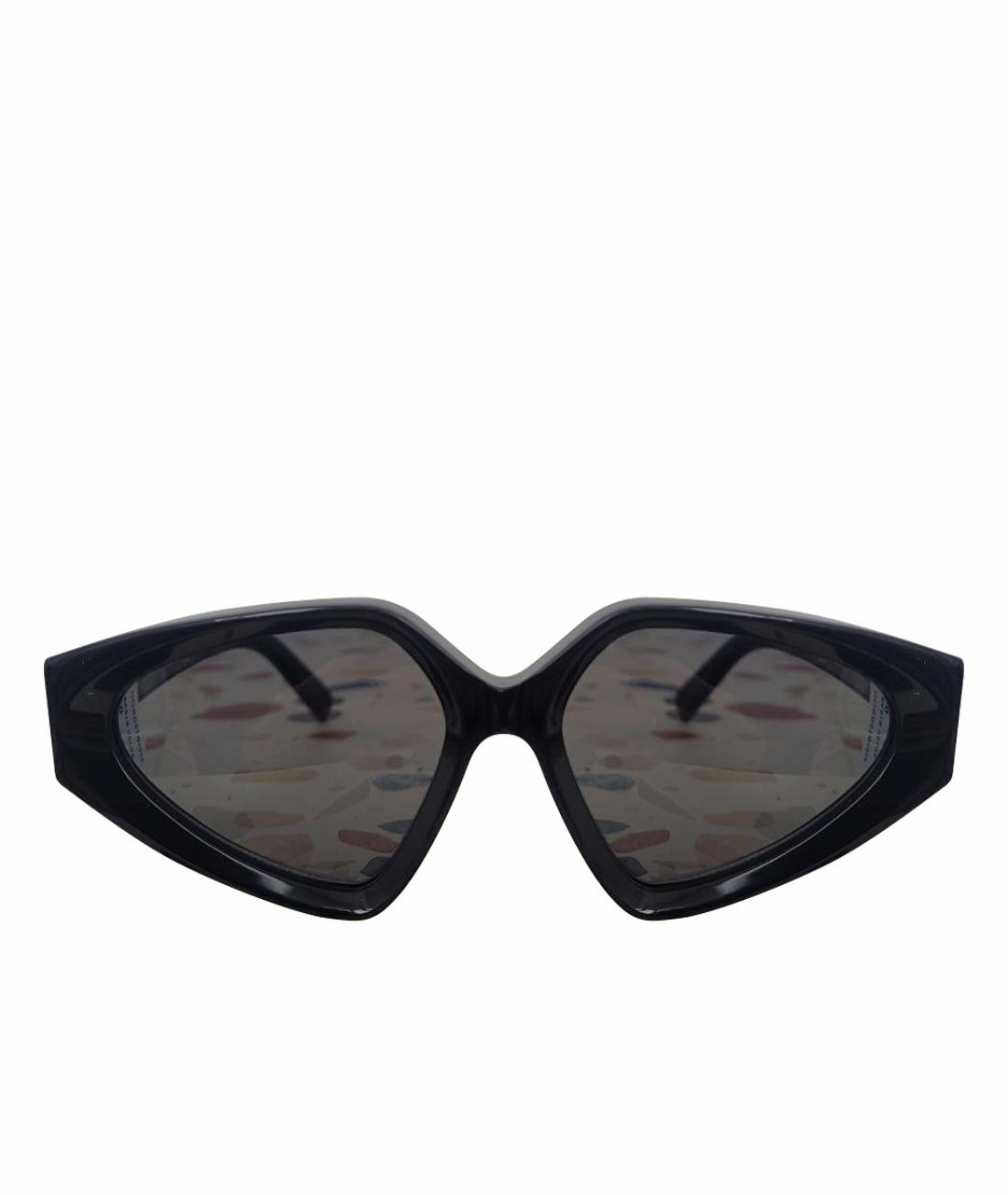 SPORTMAX Черные пластиковые солнцезащитные очки, фото 1