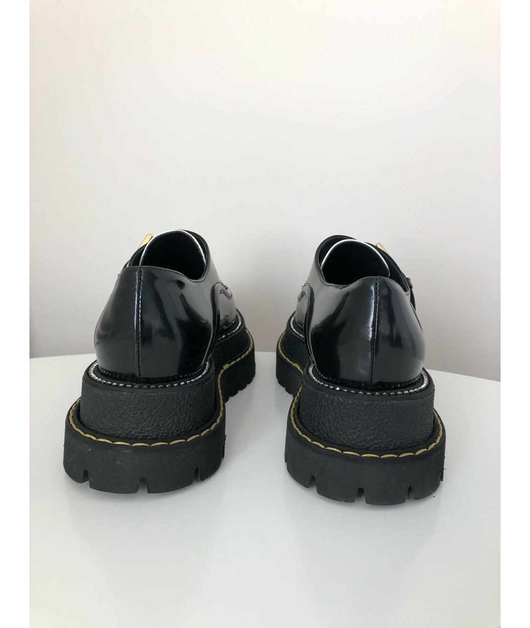 NO. 21 Черные кожаные ботинки, фото 4