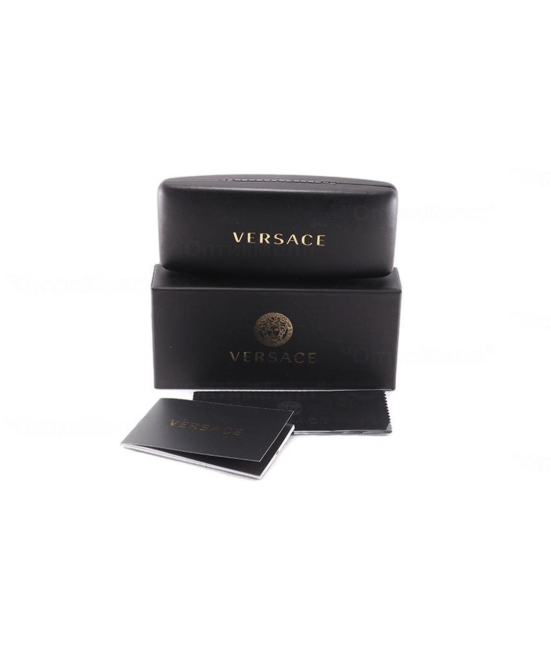 VERSACE Черные солнцезащитные очки, фото 4