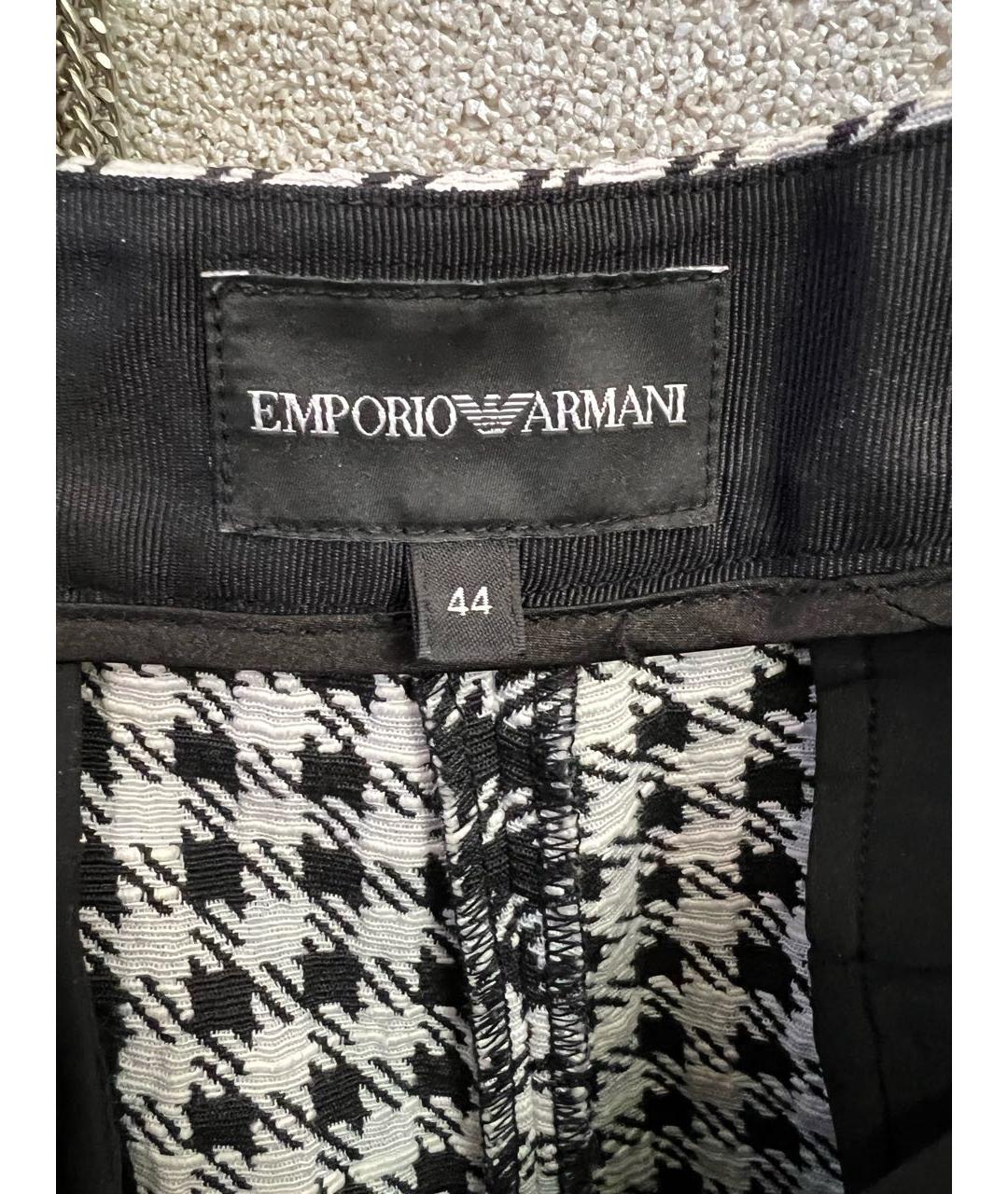 EMPORIO ARMANI Черные брюки широкие, фото 5