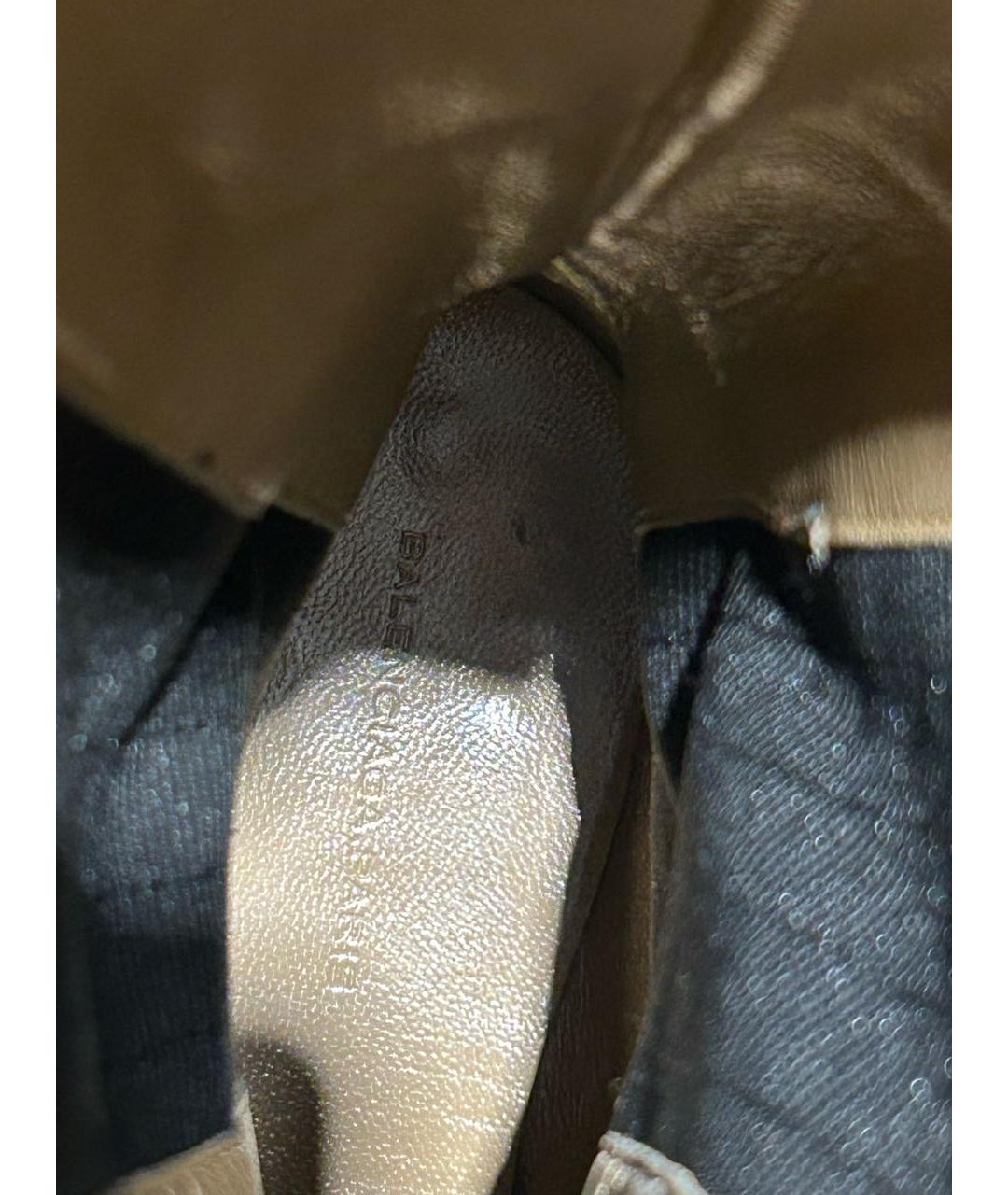 BALENCIAGA Черные кожаные сапоги, фото 5