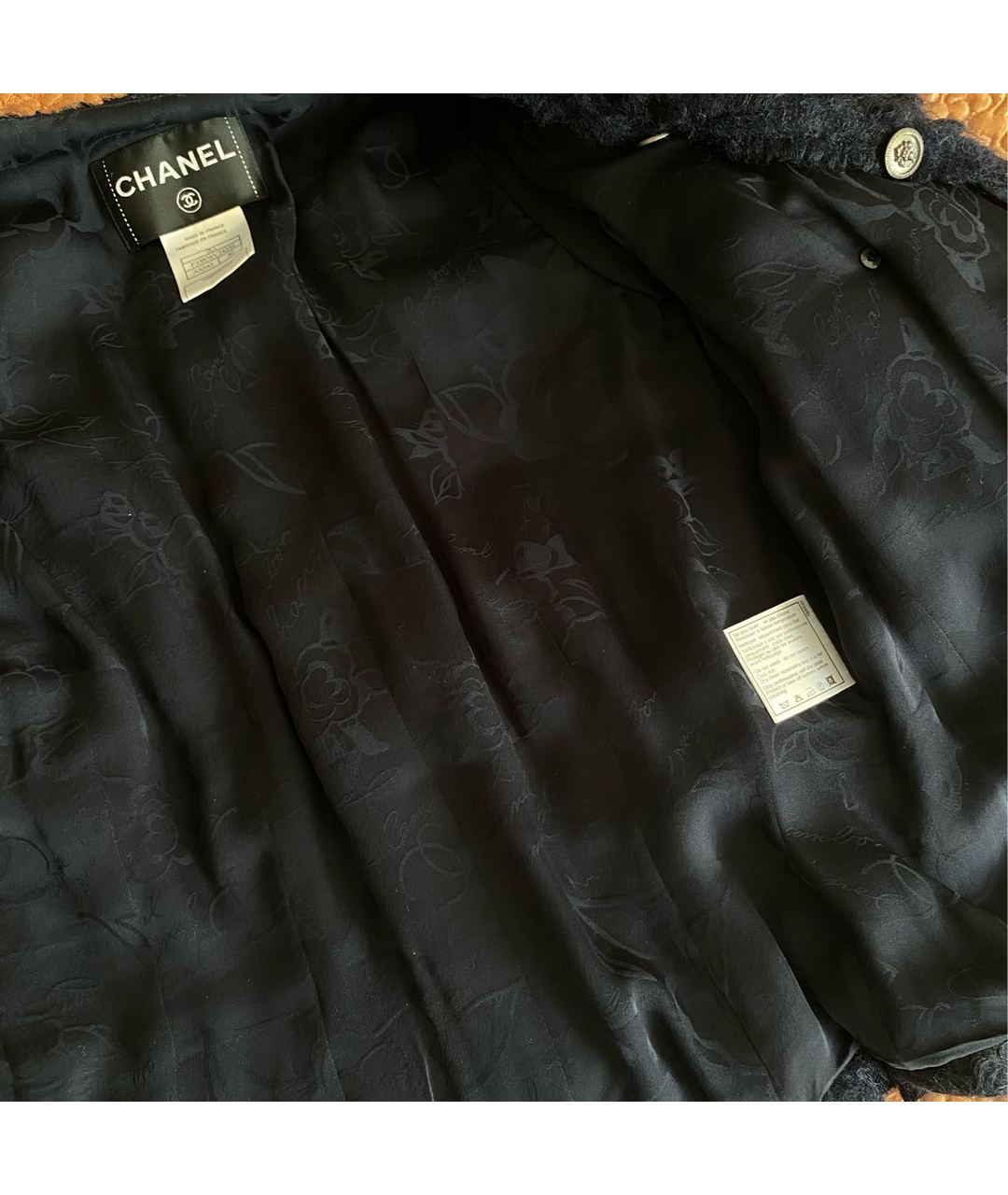 CHANEL PRE-OWNED Темно-синий шерстяной жакет/пиджак, фото 5