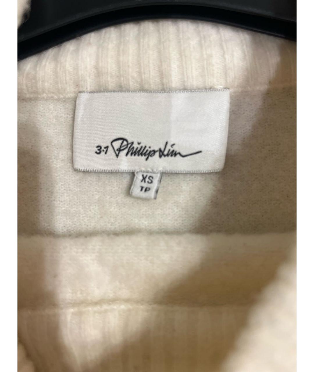 3.1 PHILLIP LIM Белый джемпер / свитер, фото 4