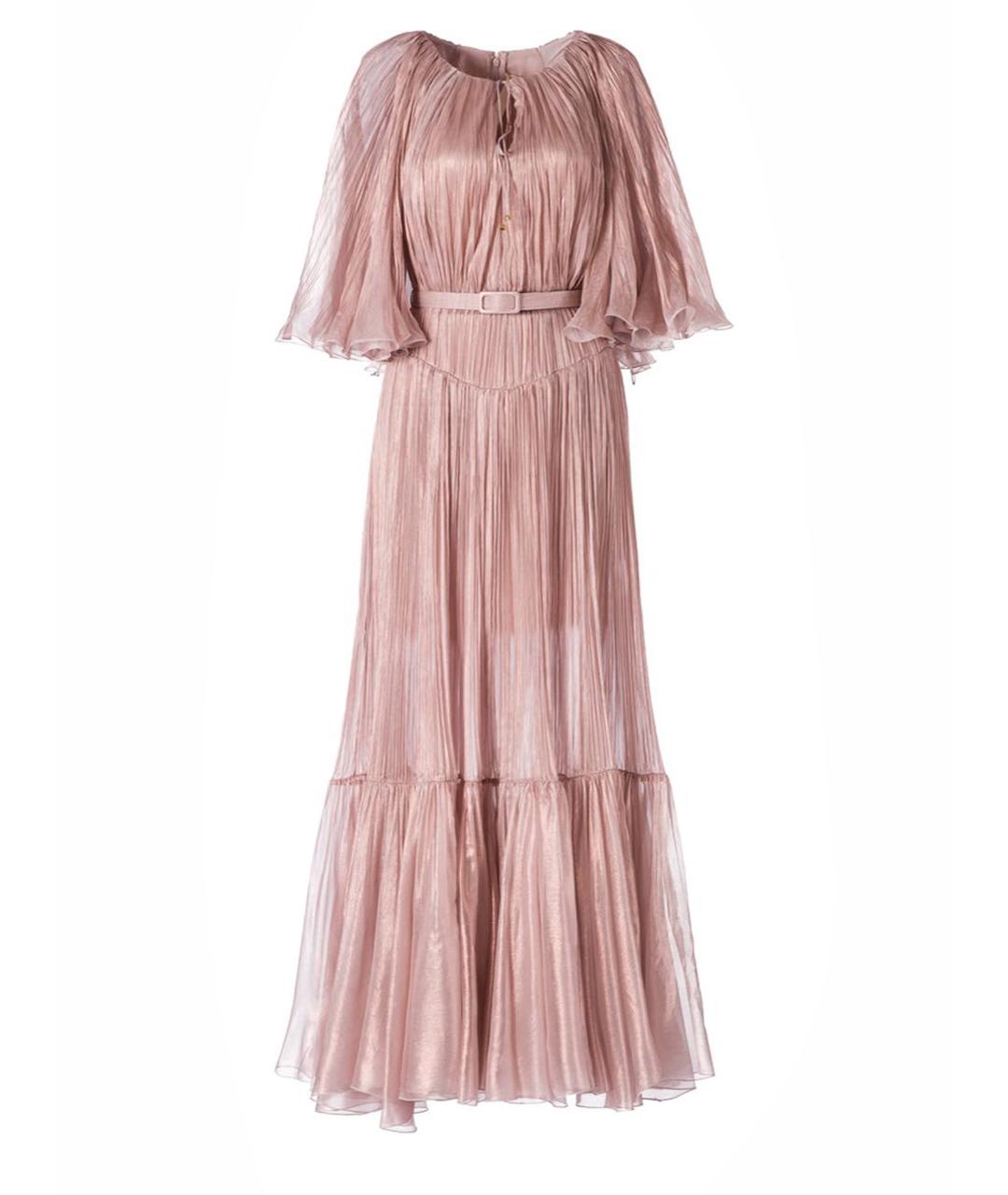MARIA LUCIA HOHAN Розовое шелковое вечернее платье, фото 1