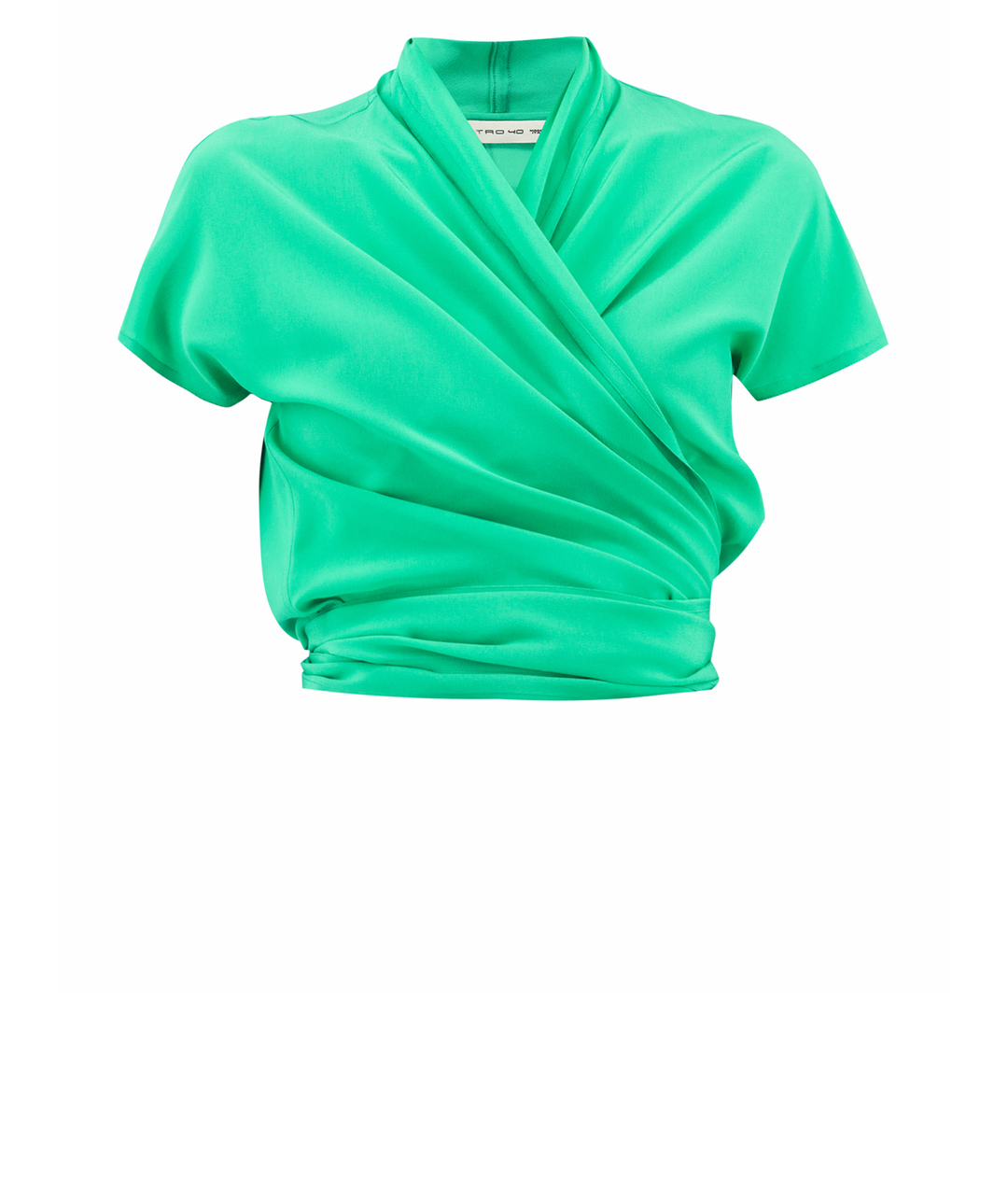 ETRO Зеленая шелковая рубашка, фото 1