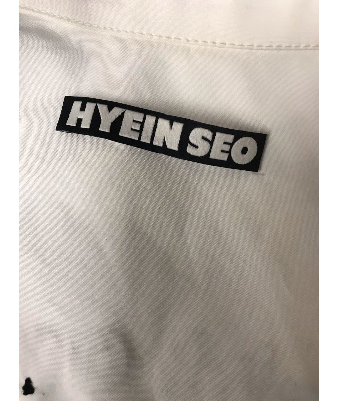 Hyein Seo Белая хлопковая рубашка, фото 7