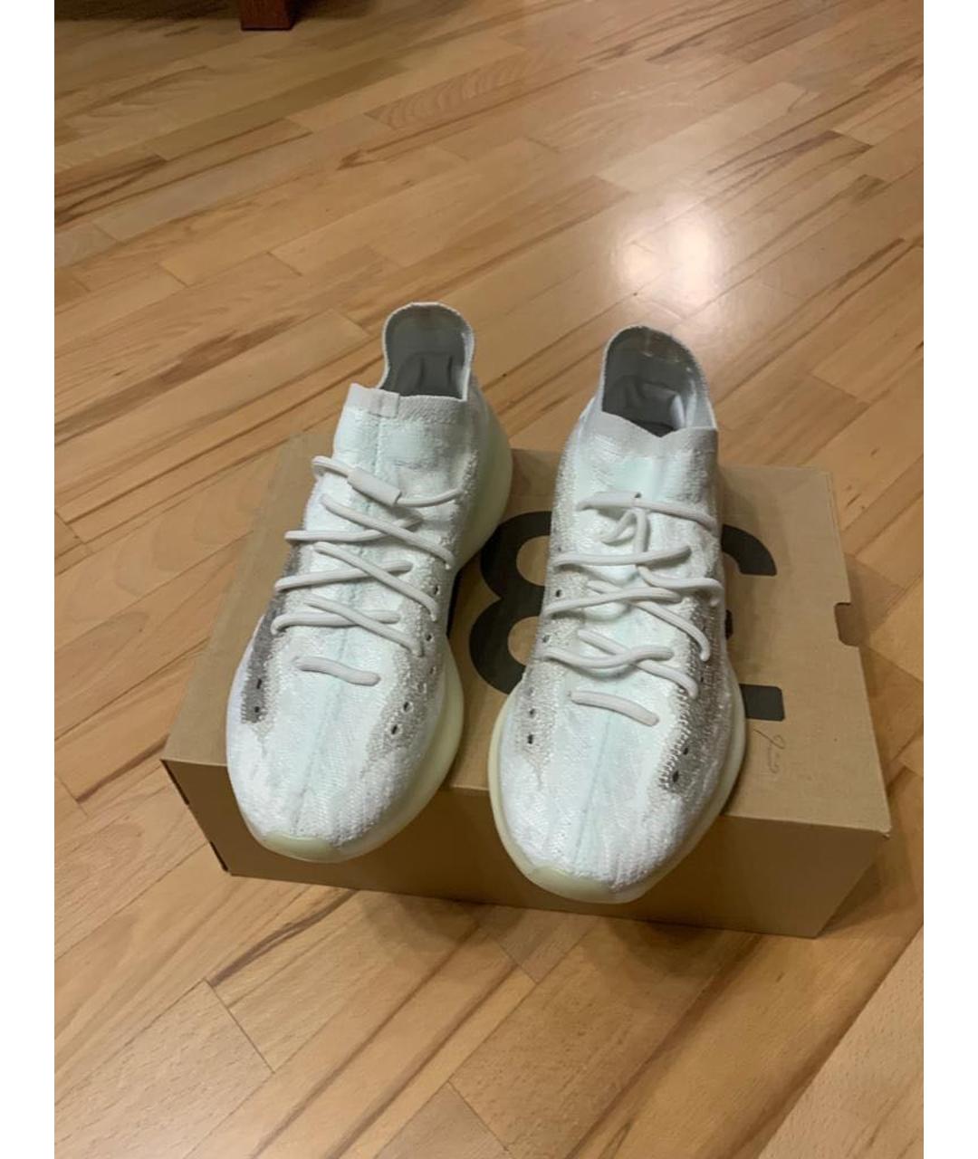 ADIDAS YEEZY Белые низкие кроссовки / кеды, фото 2