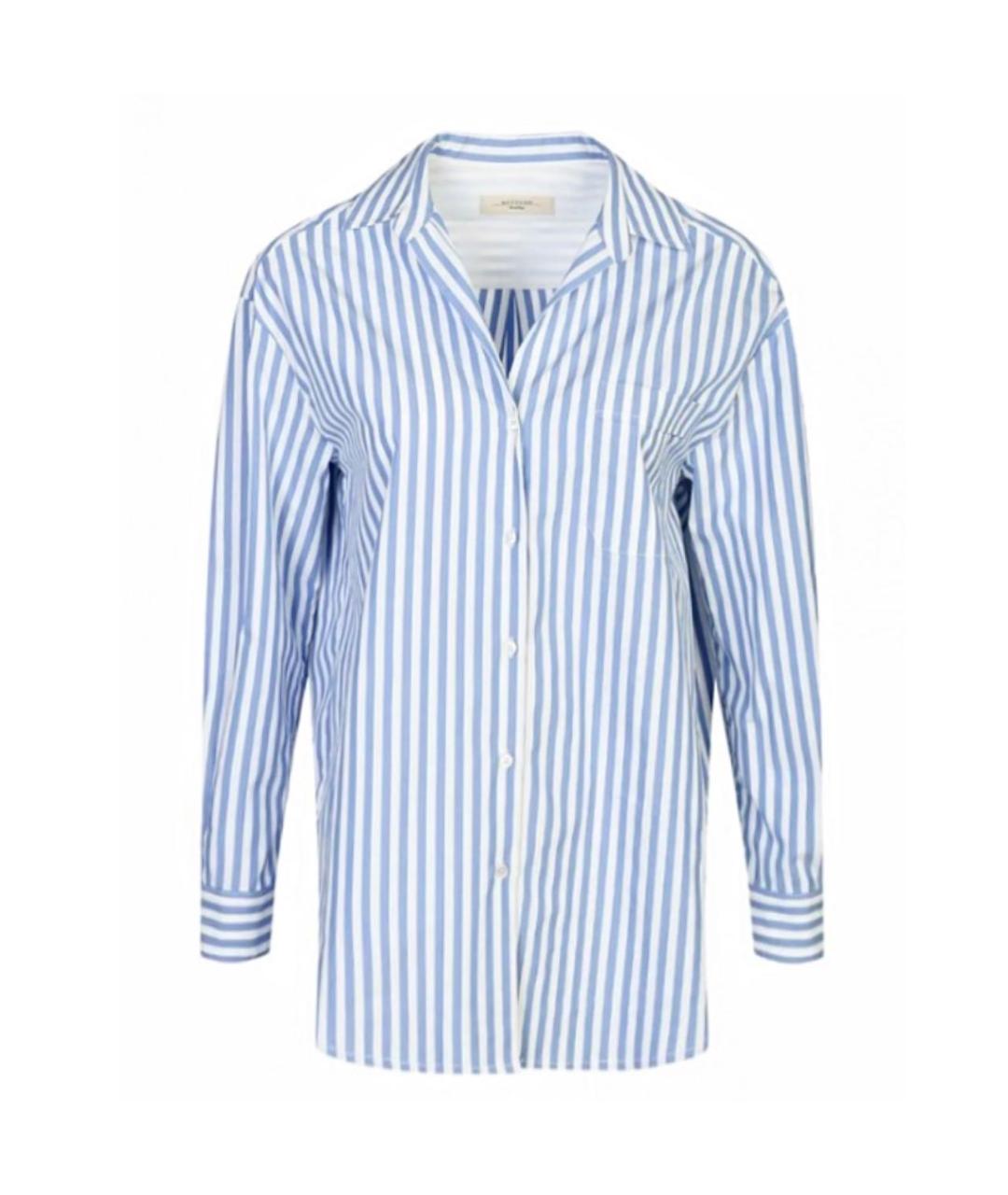 WEEKEND MAX MARA Голубая хлопковая рубашка, фото 1
