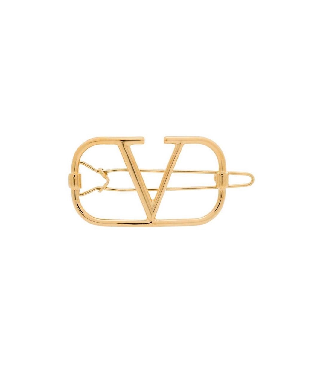 VALENTINO Золотая заколка, фото 6