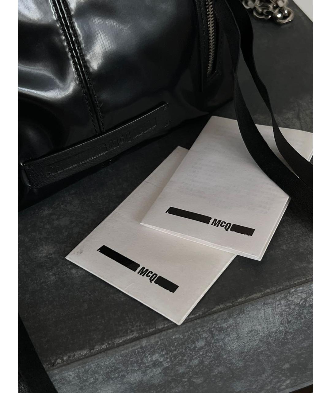 MCQ ALEXANDER MCQUEEN Черная сумка через плечо, фото 7