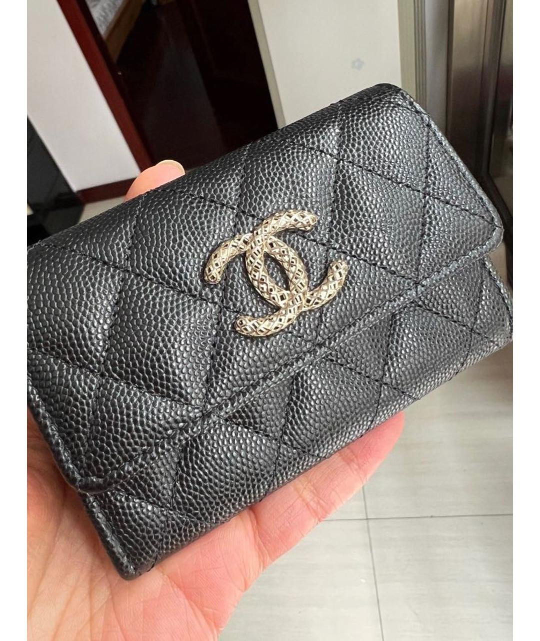 CHANEL Черный кардхолдер, фото 5