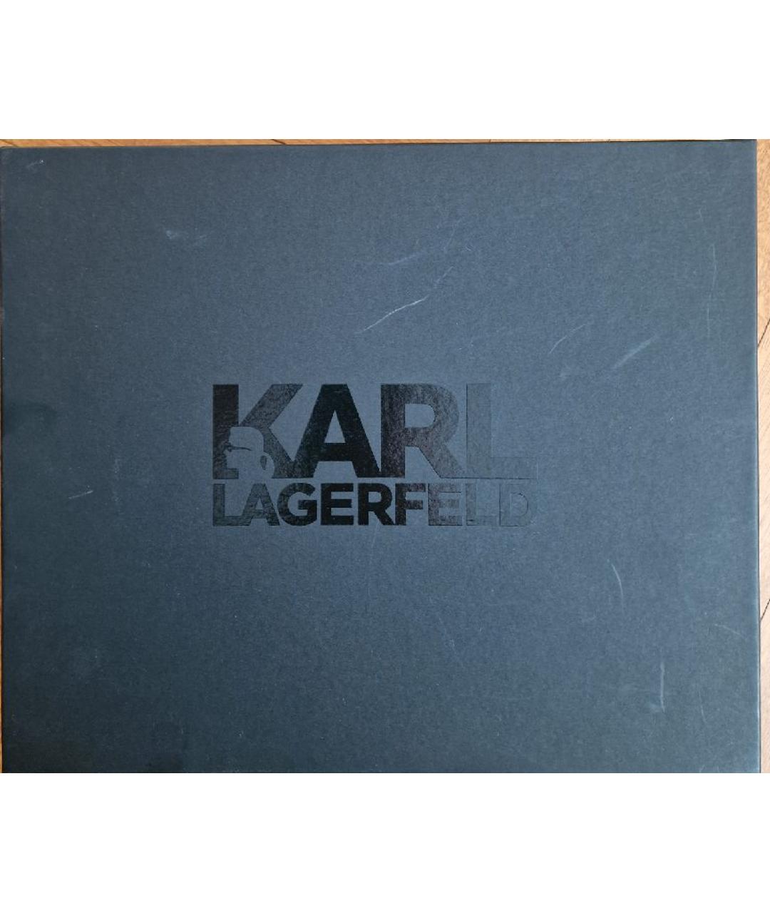 KARL LAGERFELD Белые кожаные сапоги, фото 8