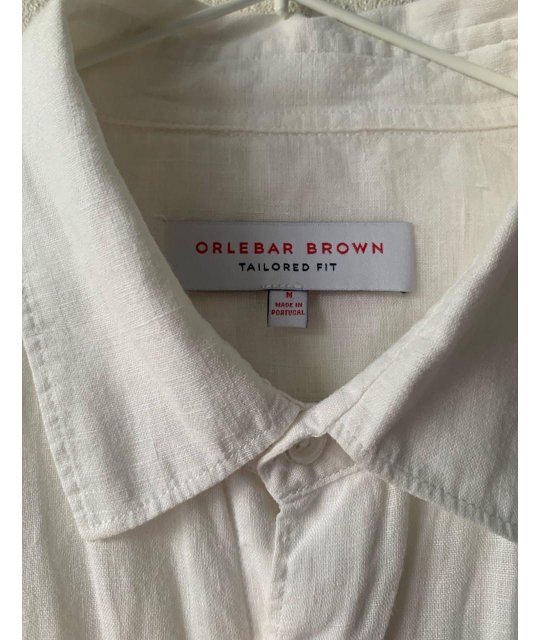 ORLEBAR BROWN Белая льняная рубашка, фото 4