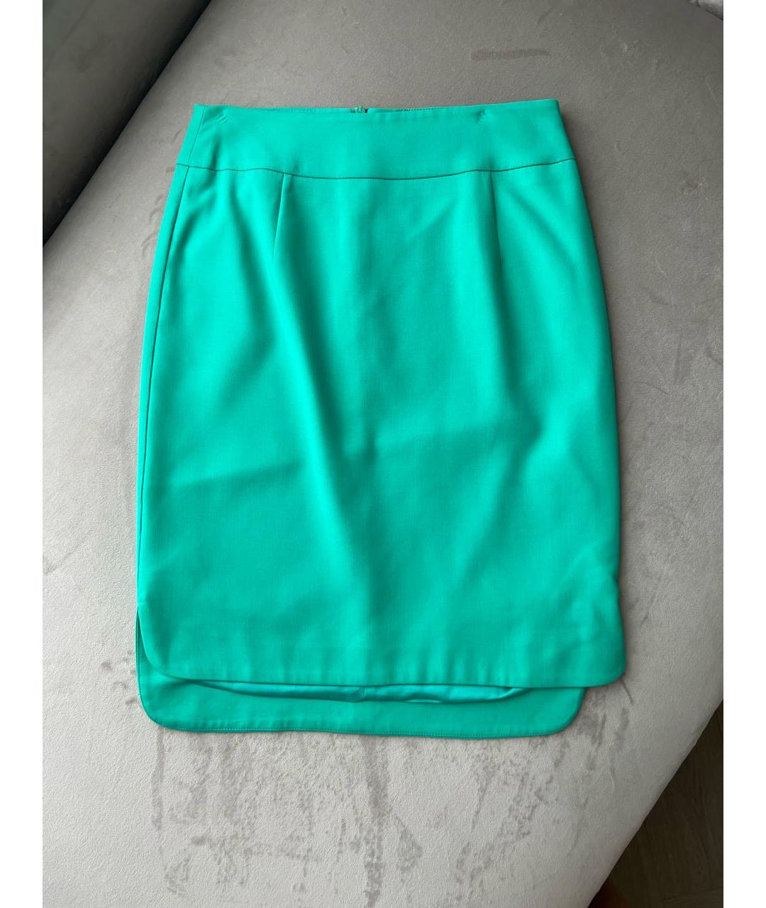 MAX&CO Зеленая полиэстеровая юбка миди, фото 8