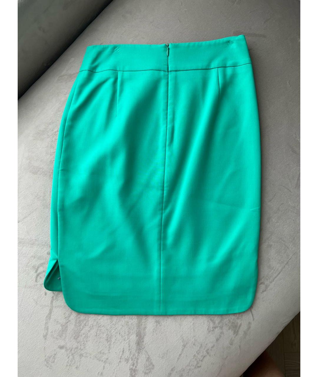 MAX&CO Зеленая полиэстеровая юбка миди, фото 2