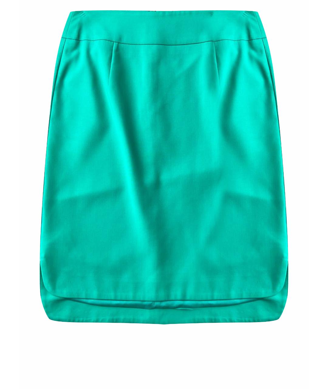 MAX&CO Зеленая полиэстеровая юбка миди, фото 1