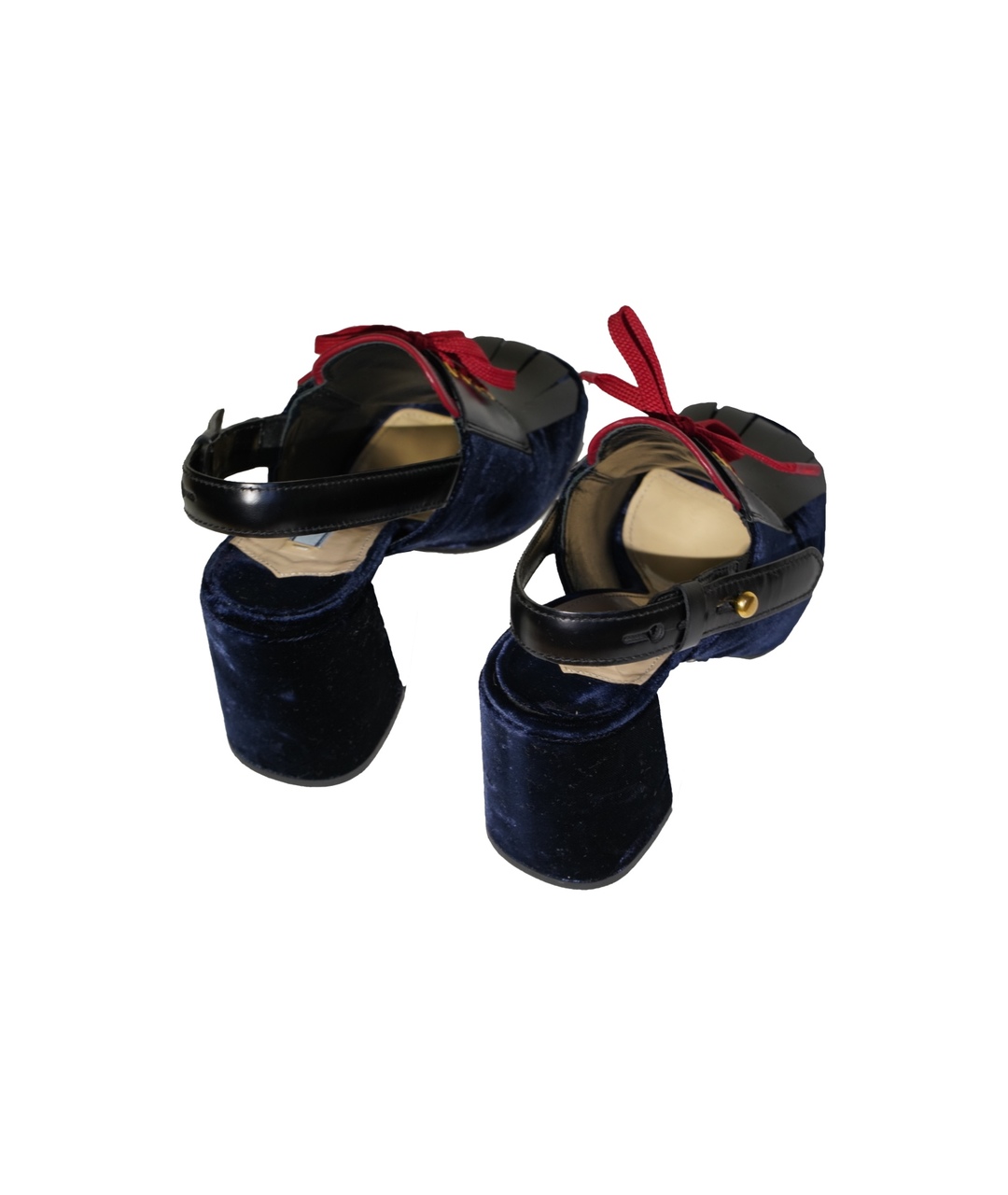 PRADA Темно-синие замшевые туфли, фото 6