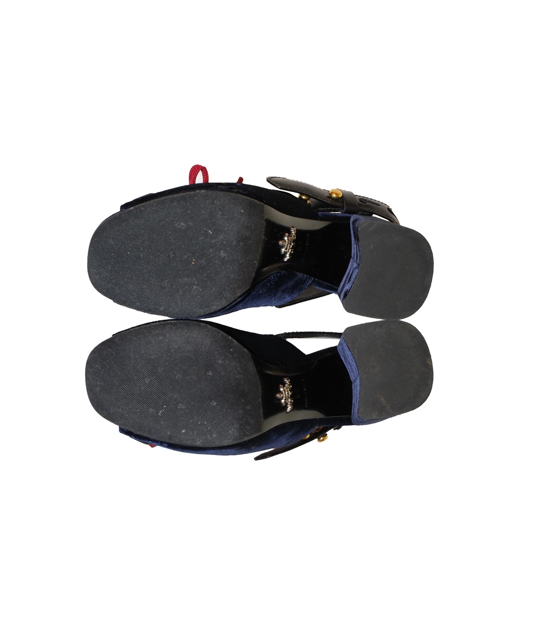 PRADA Темно-синие замшевые туфли, фото 5