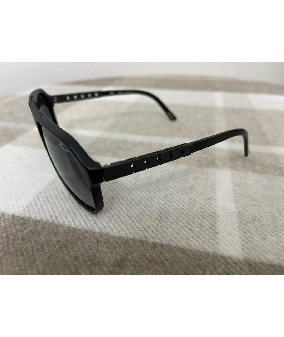 CHOPARD Черные пластиковые солнцезащитные очки, фото 2
