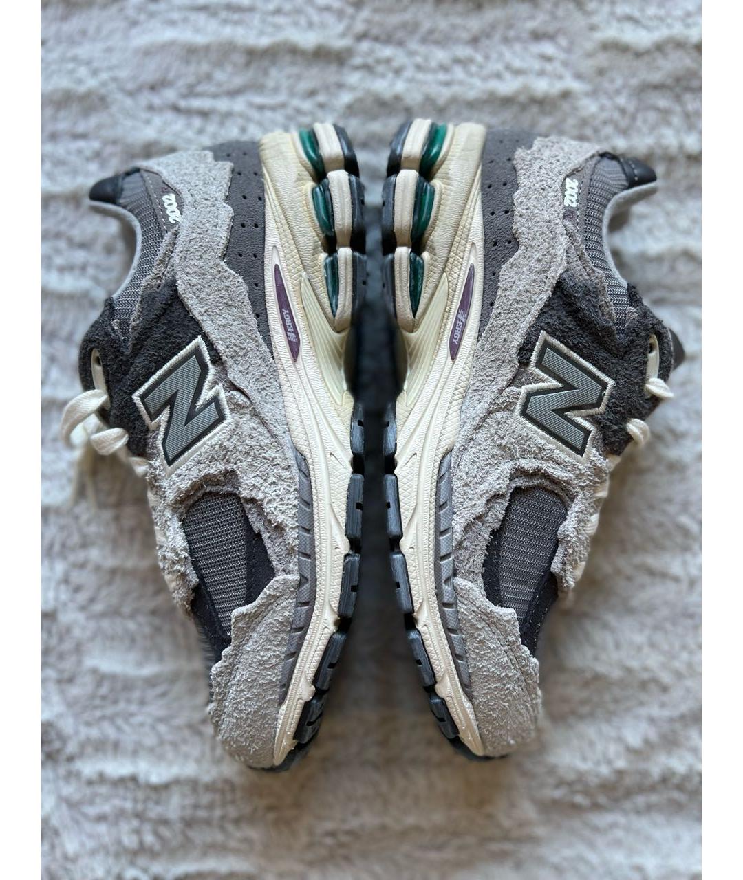 NEW BALANCE Серые замшевые кроссовки, фото 6