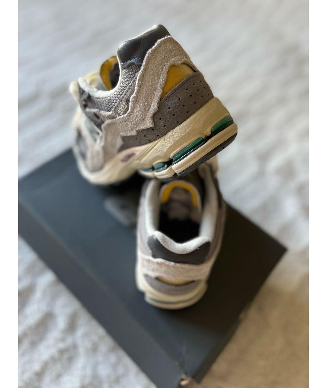 NEW BALANCE Серые замшевые кроссовки, фото 4