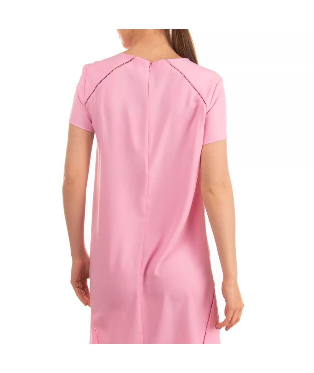 TRUSSARDI JEANS Розовое полиамидовое повседневное платье, фото 3