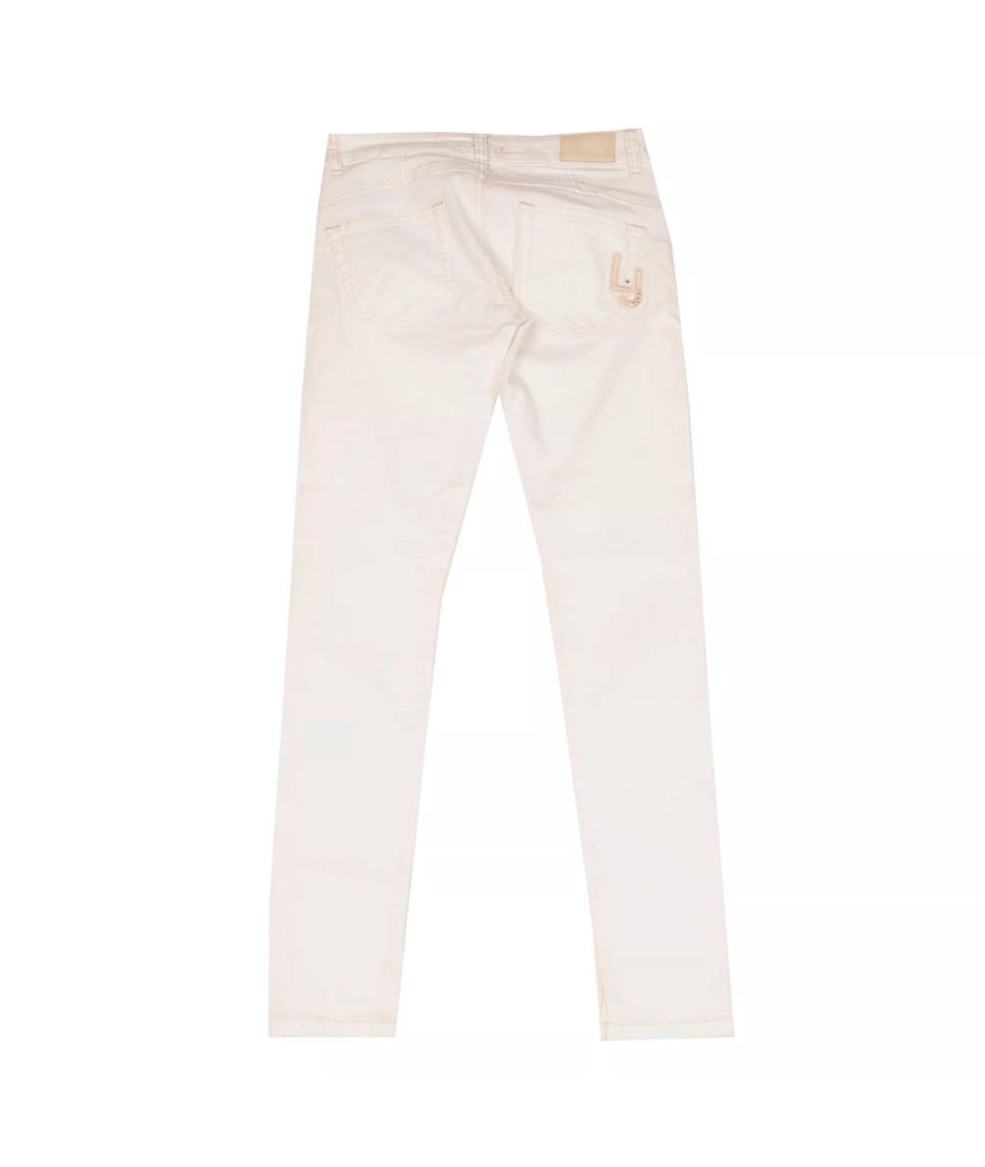LIU JO Белые хлопковые джинсы слим, фото 2