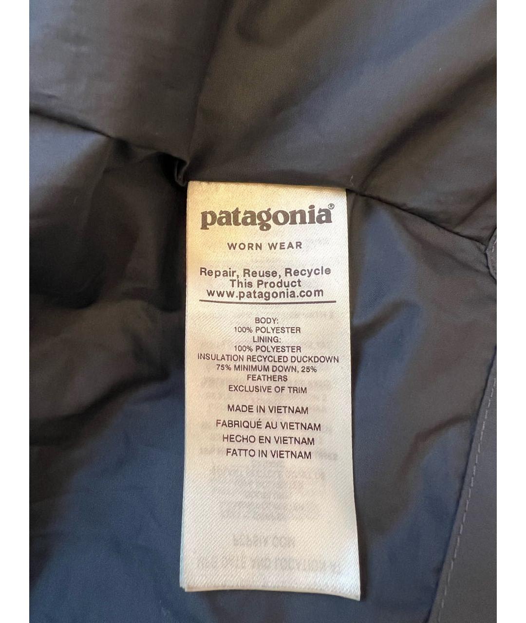 PATAGONIA Темно-синяя полиэстеровая куртка, фото 4