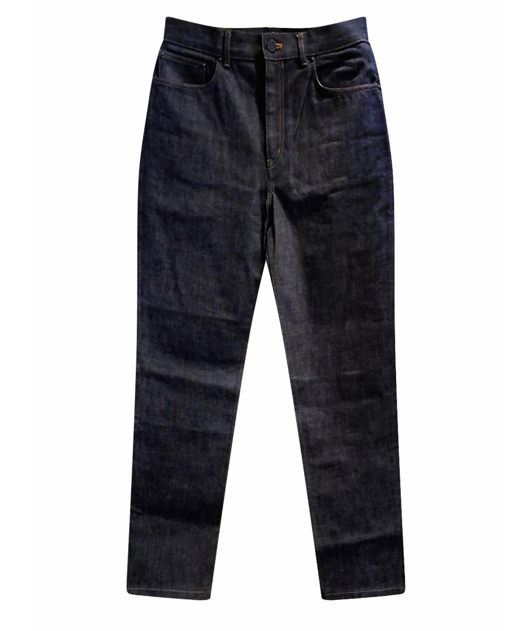 LOUIS VUITTON PRE-OWNED Темно-синие прямые джинсы, фото 1