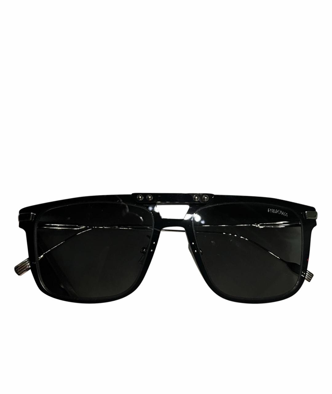 Rimowa Черные металлические солнцезащитные очки, фото 1