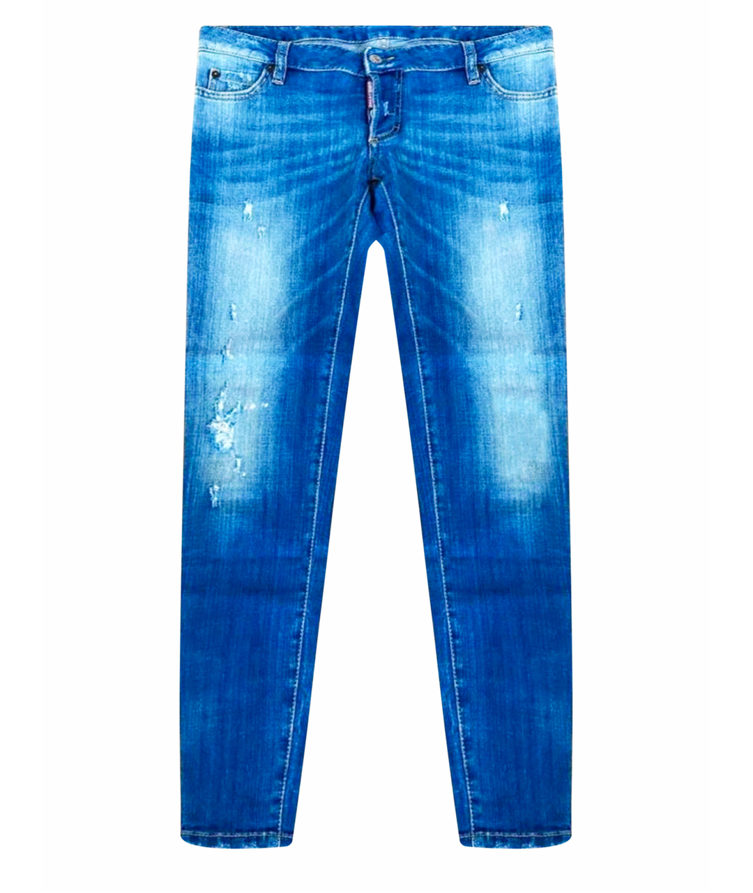 DSQUARED2 Синие джинсы слим, фото 1