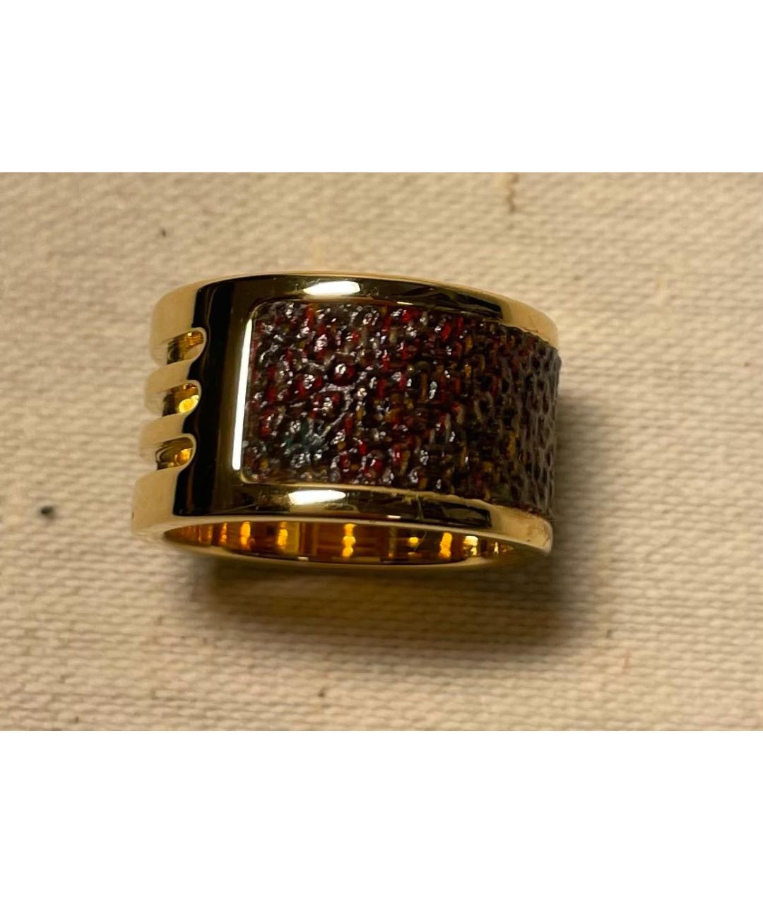 ETRO Золотое металлическое кольцо, фото 2