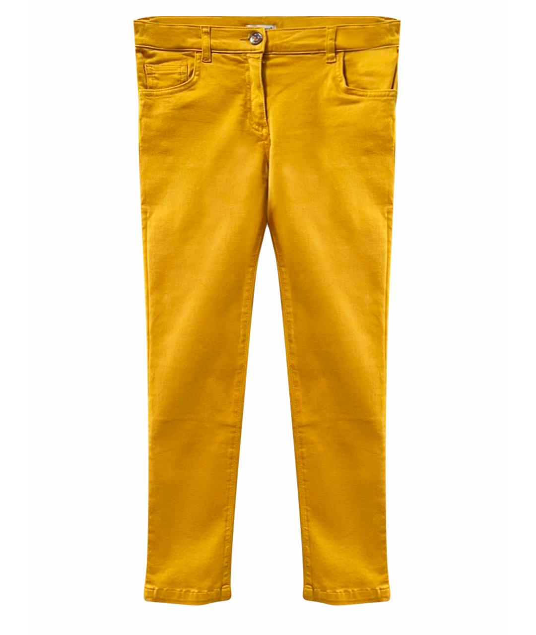 DOLCE&GABBANA Желтые хлопковые детские джинсы, фото 1